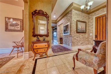 This former model home is situated on the 10th hole of Chimera on Tuscany Golf Club in Nevada - for sale on GolfHomes.com, golf home, golf lot