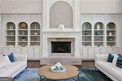 An architectural masterpiece in a gated community, on the 5th on Echelon Golf Club in Georgia - for sale on GolfHomes.com, golf home, golf lot