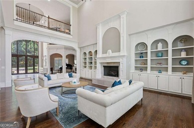 An architectural masterpiece in a gated community, on the 5th on Echelon Golf Club in Georgia - for sale on GolfHomes.com, golf home, golf lot