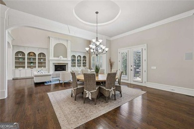 An architectural masterpiece in a gated community, on the 5th on Echelon Golf Club in Georgia - for sale on GolfHomes.com, golf home, golf lot