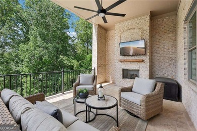 An architectural masterpiece in a gated community, on the 5th on Echelon Golf Club in Georgia - for sale on GolfHomes.com, golf home, golf lot