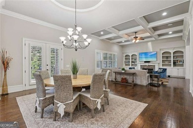 An architectural masterpiece in a gated community, on the 5th on Echelon Golf Club in Georgia - for sale on GolfHomes.com, golf home, golf lot