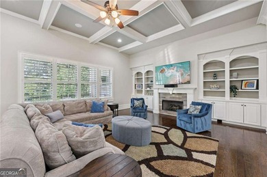 An architectural masterpiece in a gated community, on the 5th on Echelon Golf Club in Georgia - for sale on GolfHomes.com, golf home, golf lot