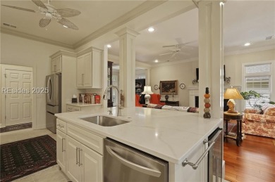 Fully renovated 3 bed/2.5 bath home in Moss Creek. Kitchen opens on Moss Creek Golf Club in South Carolina - for sale on GolfHomes.com, golf home, golf lot