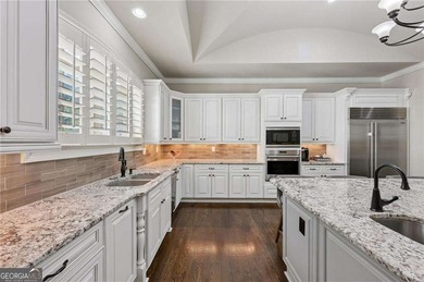 An architectural masterpiece in a gated community, on the 5th on Echelon Golf Club in Georgia - for sale on GolfHomes.com, golf home, golf lot