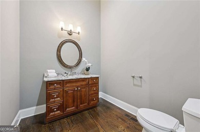 An architectural masterpiece in a gated community, on the 5th on Echelon Golf Club in Georgia - for sale on GolfHomes.com, golf home, golf lot