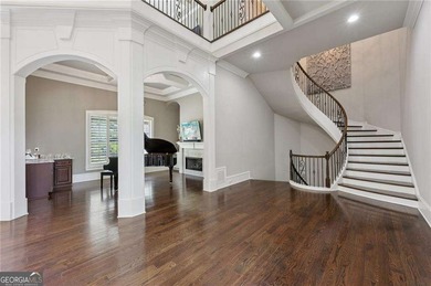 An architectural masterpiece in a gated community, on the 5th on Echelon Golf Club in Georgia - for sale on GolfHomes.com, golf home, golf lot