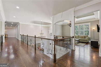 An architectural masterpiece in a gated community, on the 5th on Echelon Golf Club in Georgia - for sale on GolfHomes.com, golf home, golf lot