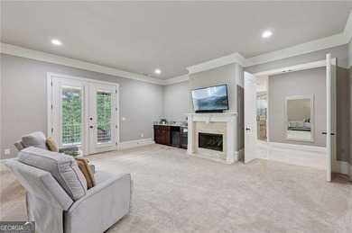 An architectural masterpiece in a gated community, on the 5th on Echelon Golf Club in Georgia - for sale on GolfHomes.com, golf home, golf lot