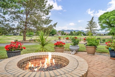 Stunning two-story home situated on the 15th green at Dayton on Dayton Valley Golf Club At Legado in Nevada - for sale on GolfHomes.com, golf home, golf lot