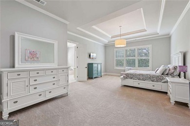 An architectural masterpiece in a gated community, on the 5th on Echelon Golf Club in Georgia - for sale on GolfHomes.com, golf home, golf lot