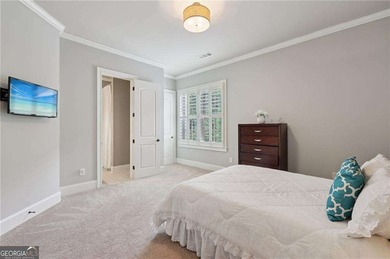 An architectural masterpiece in a gated community, on the 5th on Echelon Golf Club in Georgia - for sale on GolfHomes.com, golf home, golf lot