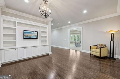 An architectural masterpiece in a gated community, on the 5th on Echelon Golf Club in Georgia - for sale on GolfHomes.com, golf home, golf lot