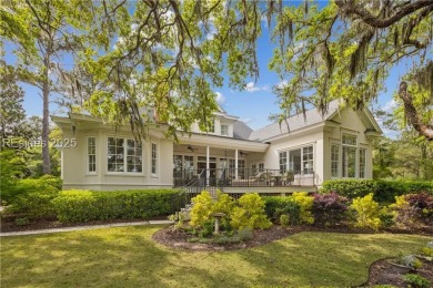 Price Improved! Enjoy panoramic marsh views from this elegant on Colleton River Plantation Club in South Carolina - for sale on GolfHomes.com, golf home, golf lot