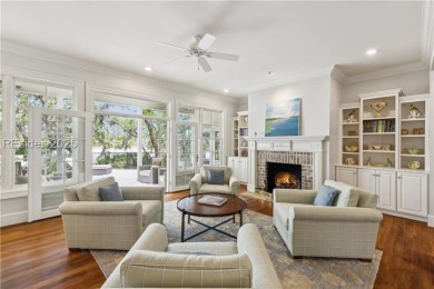 Price Improved! Enjoy panoramic marsh views from this elegant on Colleton River Plantation Club in South Carolina - for sale on GolfHomes.com, golf home, golf lot