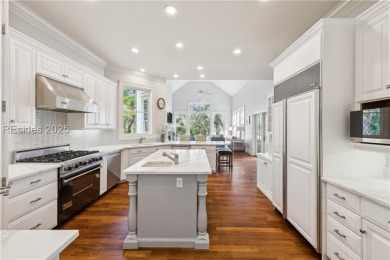 Price Improved! Enjoy panoramic marsh views from this elegant on Colleton River Plantation Club in South Carolina - for sale on GolfHomes.com, golf home, golf lot