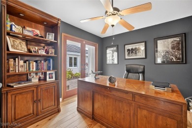 This stunning 3-bedroom, 3-bath residence den or bonus room on Fiddlesticks Country Club in Florida - for sale on GolfHomes.com, golf home, golf lot