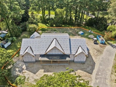 Now under construction: an exquisite 6 bed, 6 bath home situated on Princess Anne Country Club in Virginia - for sale on GolfHomes.com, golf home, golf lot