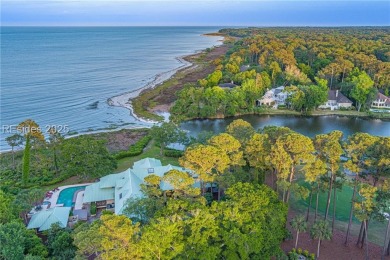 Stately, Sound front home with Ocean views. 199 ft of Waterfront on Oyster Reef Golf Course in South Carolina - for sale on GolfHomes.com, golf home, golf lot