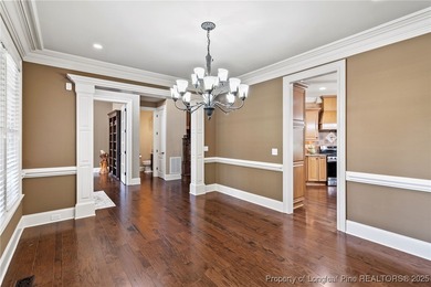 This exquisite custom-built home combines timeless Southern on Anderson Creek Golf Club in North Carolina - for sale on GolfHomes.com, golf home, golf lot