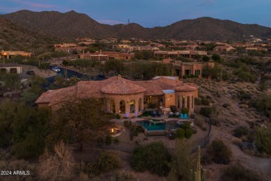 Discover unparalleled luxury in this 5BR/5BA custom home nestled on Las Sendas Golf Club in Arizona - for sale on GolfHomes.com, golf home, golf lot