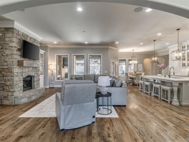 Blending elegance with everyday comfort, this stunning home is on Oak Tree National Golf and Country Club in Oklahoma - for sale on GolfHomes.com, golf home, golf lot