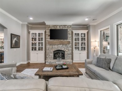Blending elegance with everyday comfort, this stunning home is on Oak Tree National Golf and Country Club in Oklahoma - for sale on GolfHomes.com, golf home, golf lot