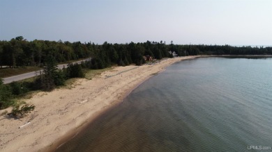 Spacious building site in Hemlock Views just west of Manistique on Stoney Point Golf Course in Michigan - for sale on GolfHomes.com, golf home, golf lot