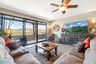 Stunning upper-level condo with no interior steps and a full 13 on Desert Forest Golf Club in Arizona - for sale on GolfHomes.com, golf home, golf lot