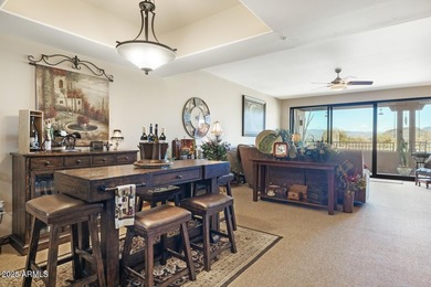 Stunning upper-level condo with no interior steps and a full 13 on Desert Forest Golf Club in Arizona - for sale on GolfHomes.com, golf home, golf lot