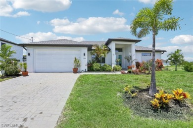 Impeccably maintained 2022 construction shows comparable to new on Burnt Store Golf Club in Florida - for sale on GolfHomes.com, golf home, golf lot