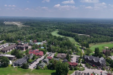 Discover your dream ski getaway in this 2-story, end-unit on Crystal Mountain Golf Course in Michigan - for sale on GolfHomes.com, golf home, golf lot