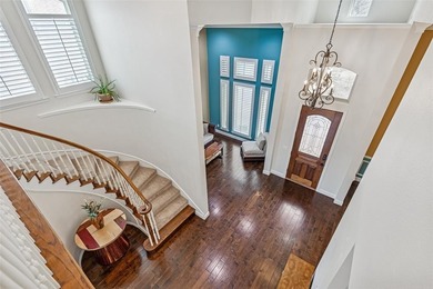 Stately and spacious, this stunning home is nestled in the quiet on Bridlewood Golf Course in Texas - for sale on GolfHomes.com, golf home, golf lot