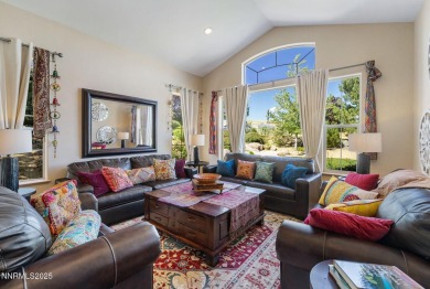 The views of the valley and mountains from the backyard of this on Somersett Country Club - Canyon Nine in Nevada - for sale on GolfHomes.com, golf home, golf lot
