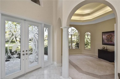 This stunning former model estate home is nestled on a generous on Lely Resort Golf and Country Club in Florida - for sale on GolfHomes.com, golf home, golf lot