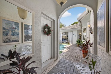 Rarely available single-story courtyard home perfectly situated on Bear Lakes Country Club in Florida - for sale on GolfHomes.com, golf home, golf lot