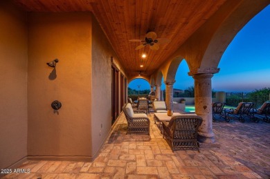 Golf Membership Available!   Charming European estate perched on Desert Mountain Golf Club - Renegade Course in Arizona - for sale on GolfHomes.com, golf home, golf lot