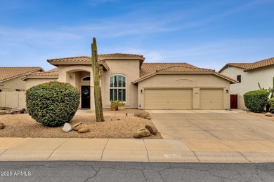 Discover this beautiful single-story home in Desert Fairways at on Tatum Ranch Golf Course in Arizona - for sale on GolfHomes.com, golf home, golf lot