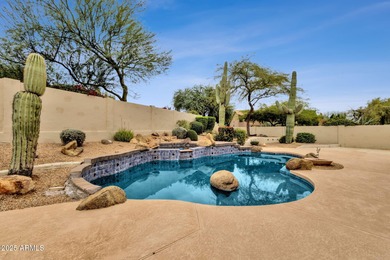 Discover this beautiful single-story home in Desert Fairways at on Tatum Ranch Golf Course in Arizona - for sale on GolfHomes.com, golf home, golf lot