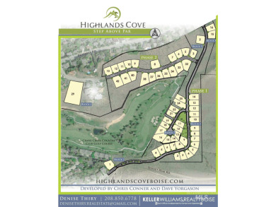 L6 B1-Highlands Cove is Boise's newest community nestled in the on Crane Creek Country Club in Idaho - for sale on GolfHomes.com, golf home, golf lot