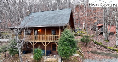 What everyone dreams of!  A log cabin on a mountain.  This one on Beech Mountain Club in North Carolina - for sale on GolfHomes.com, golf home, golf lot