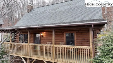 What everyone dreams of!  A log cabin on a mountain.  This one on Beech Mountain Club in North Carolina - for sale on GolfHomes.com, golf home, golf lot