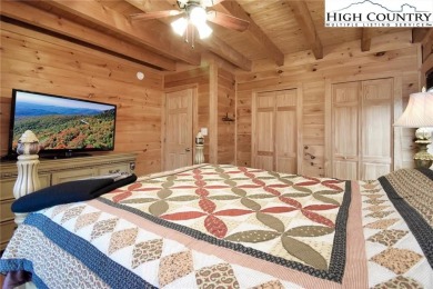 What everyone dreams of!  A log cabin on a mountain.  This one on Beech Mountain Club in North Carolina - for sale on GolfHomes.com, golf home, golf lot