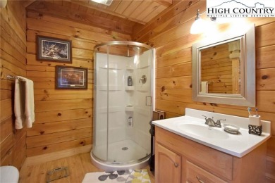 What everyone dreams of!  A log cabin on a mountain.  This one on Beech Mountain Club in North Carolina - for sale on GolfHomes.com, golf home, golf lot