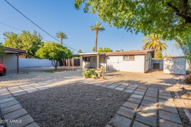 This beautifully updated gem effortlessly fuses timeless 1950s on Encanto 18 Golf Course in Arizona - for sale on GolfHomes.com, golf home, golf lot