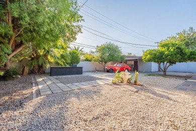 This beautifully updated gem effortlessly fuses timeless 1950s on Encanto 18 Golf Course in Arizona - for sale on GolfHomes.com, golf home, golf lot