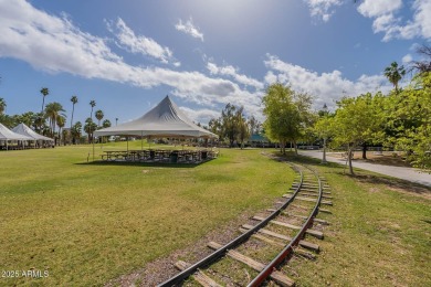 This beautifully updated gem effortlessly fuses timeless 1950s on Encanto 18 Golf Course in Arizona - for sale on GolfHomes.com, golf home, golf lot