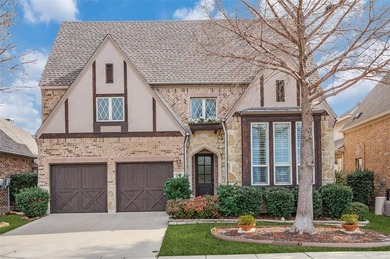 Welcome to 8025 Strathmill, a gorgeous Tudor-style home on The Tribute At the Colony in Texas - for sale on GolfHomes.com, golf home, golf lot