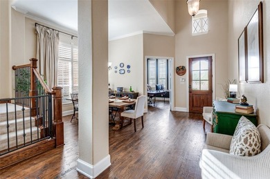 Welcome to 8025 Strathmill, a gorgeous Tudor-style home on The Tribute At the Colony in Texas - for sale on GolfHomes.com, golf home, golf lot