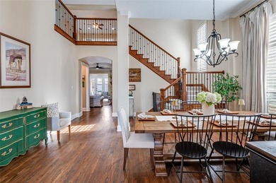 Welcome to 8025 Strathmill, a gorgeous Tudor-style home on The Tribute At the Colony in Texas - for sale on GolfHomes.com, golf home, golf lot